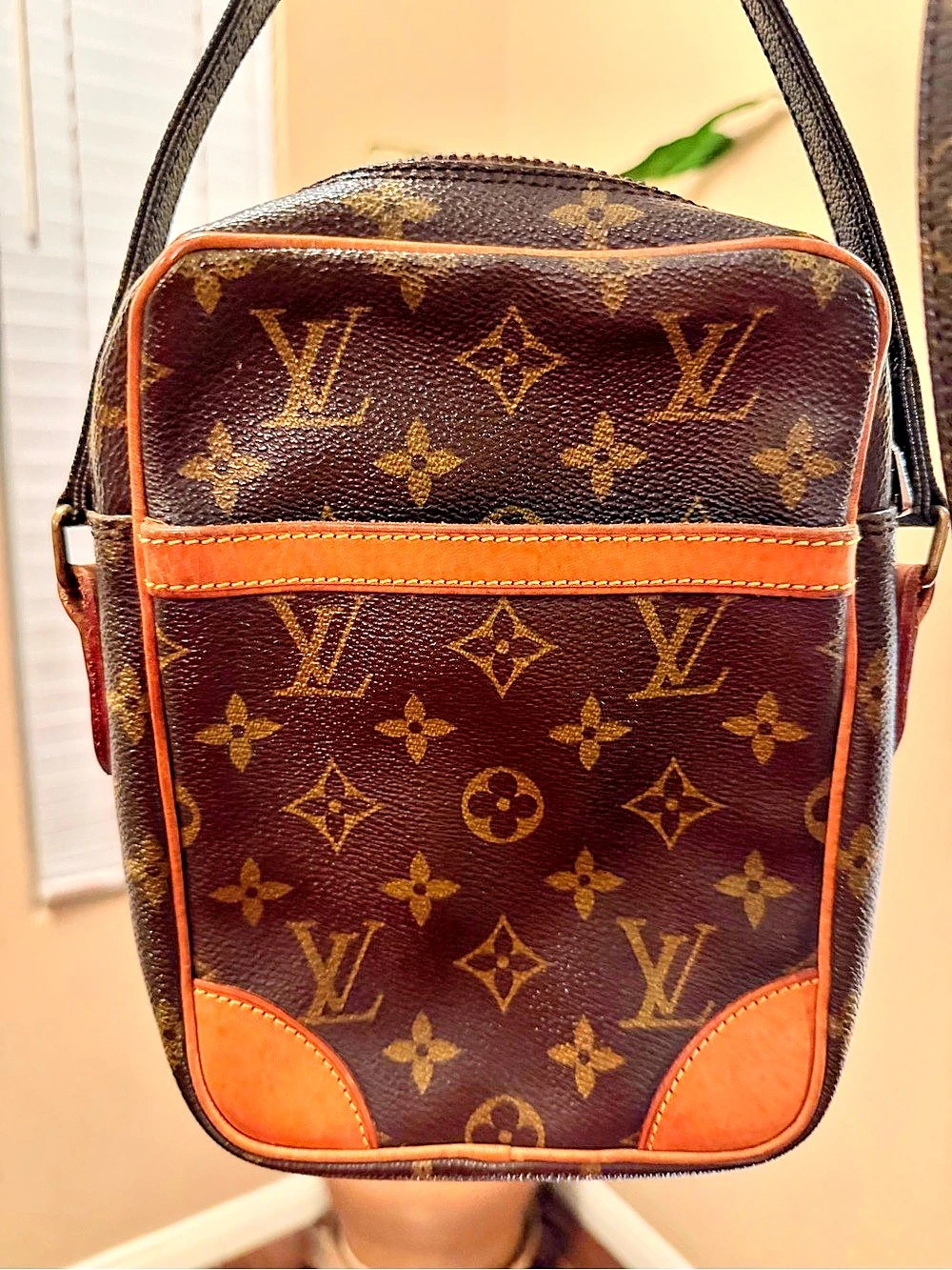 Louis Vuitton Amazone Monogram Crossbody Bag Brown & Tan